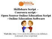 Open Source Online Education Script - Online Education Software