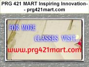 PRG 421 MART Inspiring Innovation--prg421mart.com
