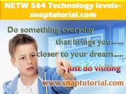 NETW 564 Technology levels--snaptutorial.com