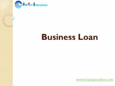 Business Loan