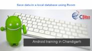 save data in a local database using room