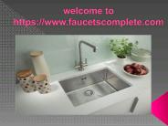 What are kitchen sink undermount and bathroom faucets?