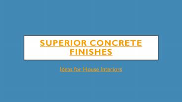 Epoxy floor coating home Services