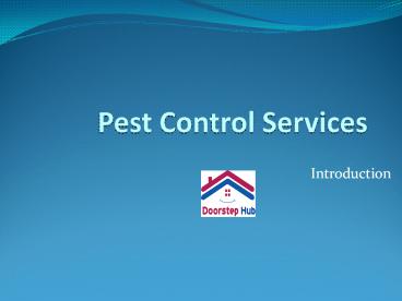Best Pest Control Services-Termites,Cockroaches,Bed Bugs and More Services
