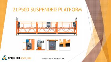 ZLP500 Suspended Platform