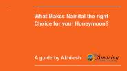 Nainital Honeymoon Package