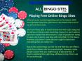 Playing Free Online Bingo Sites PowerPoint PPT Presentation
