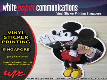 Vinyl sticker printing singapore