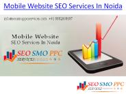 Mobile Website SEO Services In Noida