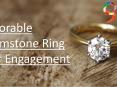 Adorable Gemstone Ring For Engagement PowerPoint PPT Presentation