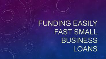 Funding Easily Fast Small Business Loans
