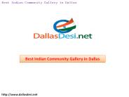 Best Indian Community Gallery in Dallas