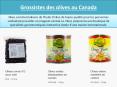 Grossistes des olives au Canada PowerPoint PPT Presentation