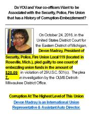 SPFPA Corruption