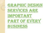 Why Graphic Design Services are Important Part of Every Business?