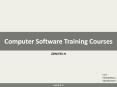 Computer Software Training Courses | Get Free Demo Classes PowerPoint PPT Presentation