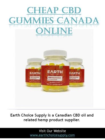 Cheap Cbd Gummies Canada Online