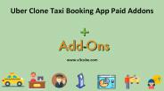 Uber Clone Taxi booking app Paid Addons