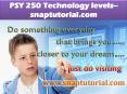 PSY 250 Technology levels--snaptutorial.com PowerPoint PPT Presentation
