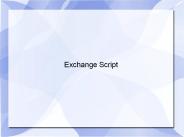 Cryptocurrency Exchange Script