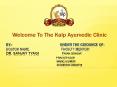 Welcome To The kalp ayurvedic Clinic