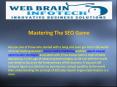 Mastering The SEO Game PowerPoint PPT Presentation