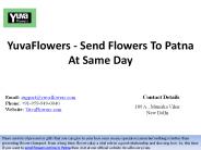 YuvaFlowers - Send Flowers To Patna At Same Day