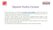 Silpaulin Poultry Curtains