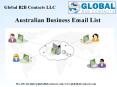 Australian Business Email List  PowerPoint PPT Presentation