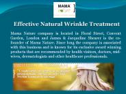 Effective Natural Wrinkle Treatment