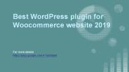 Best woo commerce WordPress plugins