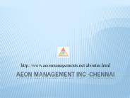 Aeon Management Inc Reviews ((((Chennai))))