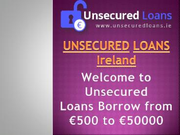 bad credit loans instant decision Ireland