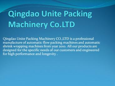 Best Bakery Packaging Machines