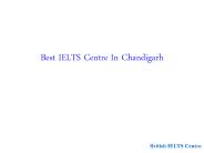 Best IELTS Centre In Chandigarh