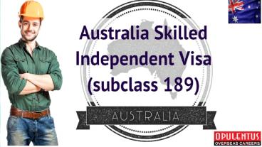 Australia Skilled Independent Visa SubClass 189- PR Program - Opulentuz