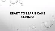 Baking classes in Chennai