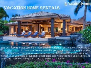 Vacation Rentals by Owner