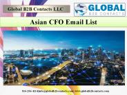 Asian CFO Email List