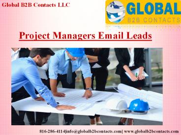 Mid level Managers Email Leads