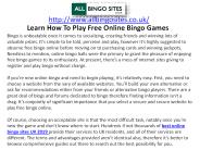 Learn How To Play Free Online Bingo Games