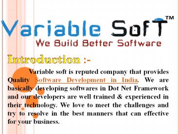 Variablesoft