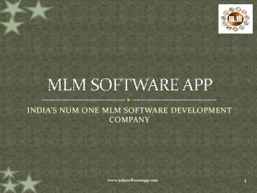 Best MLM Software Provider in India | MLM Software App
