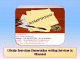 Obtain first-class Dissertation writing Services in Mumbai PowerPoint PPT Presentation