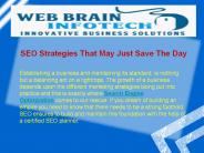 SEO Strategies That May Just Save The Day