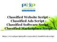 Classified Marketplace Script PowerPoint PPT Presentation