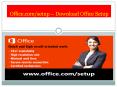 office.com/setup - Get MS Office Suit at www.office.com/setup PowerPoint PPT Presentation