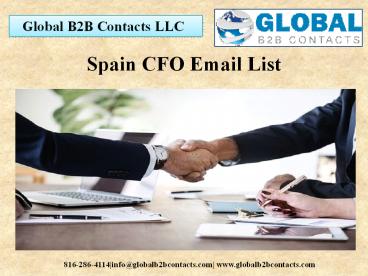 Spain CFO Email List