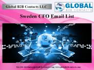 Sweden CFO Email List