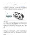 Important Ranking Factors for SEO Perth Business Owners Should Consider PowerPoint PPT Presentation